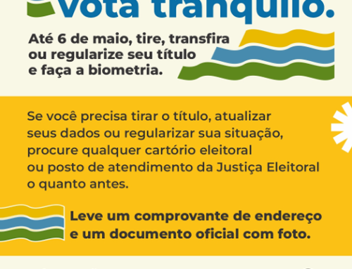 Quem resolve antes, vota tranquilo.