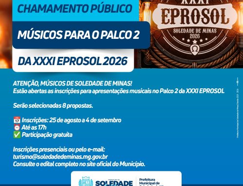 Chamamento Público – Músicos para o Palco 2 da XXXI EPROSOL 2026
