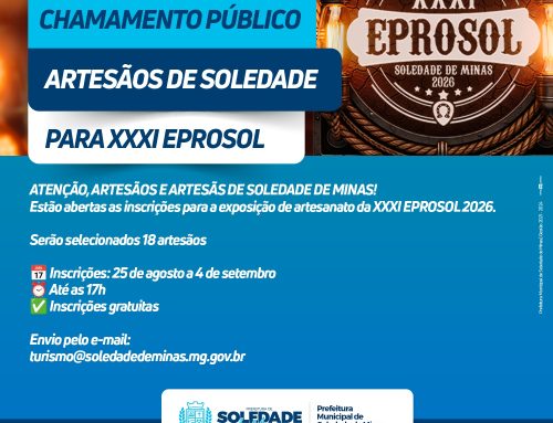 Chamamento Público – Artesãos de Soledade para a XXXI EPROSOL 2026